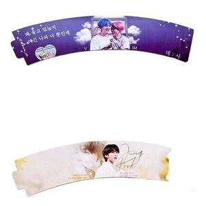 Manchons personnalisés pour gobelets à café en papier 9oz 10oz avec support isotherme cadeau Kpop Cupsleeve - Product Image 5