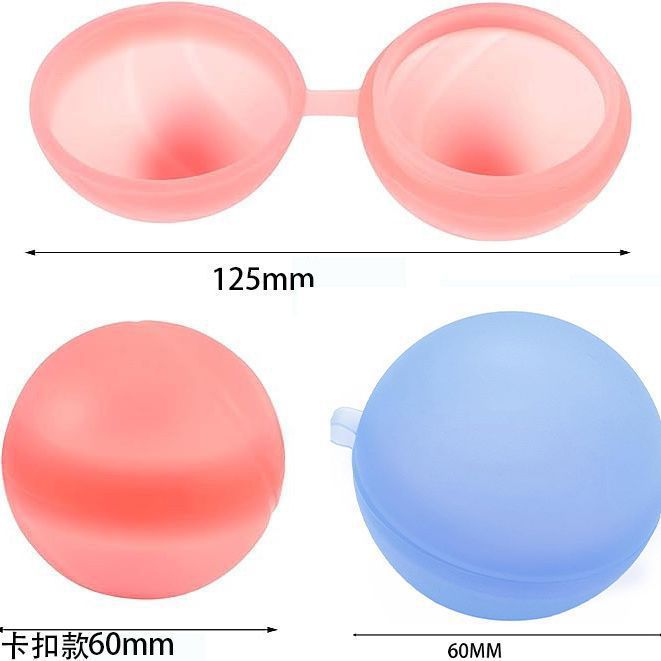 Lot de 60 boules à eau réutilisables en coton pour enfants et adultes
