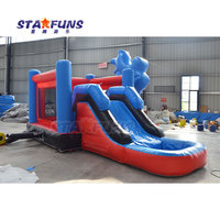 Maison de rebond extérieure Spiderman de haute qualité avec toboggan Maisons de rebond sèches gonflables commerciales à vendre pour enfants et adultes