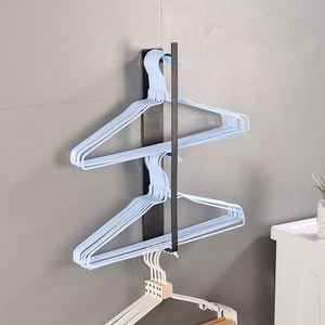 Support de rangement mural en métal pour cintres, étagère de machine à laver, support à vêtements, séchoir à linge, organisateur - Product Image 3