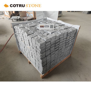 G603 Sliver grey <span class=keywords><strong>Granite</strong></span> Cobble kích thước tiêu chuẩn <span class=keywords><strong>10x10x5</strong></span> ngoài trời đường lái xe lát đá cho Rock <span class=keywords><strong>CUBES</strong></span> và đường lái xe - Product Image 4
