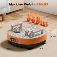 Machine de vibration corporelle complète très vendue pour la réduction de la graisse, 99 niveaux de vitesse, équipement de fitness domestique pour la maison, la salle de sport et le bureau
