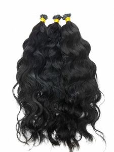 Bán buôn đôi rút ra nguyên liệu Nga nguyên lớp biểu bì Remy tóc Keratin U Flat Micro liên kết I tip 100% phần mở rộng tóc người cho salon - Product Image 3