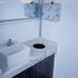 Nuevos Remolques de Baño Portátiles de Lujo ACB ACB-CS, 3 Estaciones de WC, Baño Público, Inodoro para Uso en Exteriores, Acero Inoxidable - Product Image 5