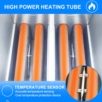 Friteuse professionnelle à gaz GPL en acier inoxydable 26L à cuve unique pour restaurant - Vente en gros