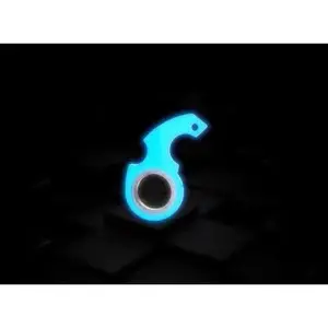 Komik plastik anksiyete kabartma anahtarlık spinner ile aydınlık sizin ninja anahtarlık spinner karambit spinner için tuşları