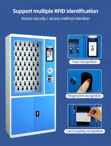Armoire à clés intelligente certifiée CE, en acier laminé à froid, gestion des clés, 100 positions de clés, système d'alarme antivol, système de sécurité - Product Image 4