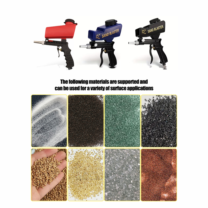 Sandblasting Gun Air Hand Held Portable
