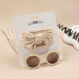 Nuovo Set di Accessori per Capelli per Bambini Stile Europeo e Americano, Fiocchi in Tessuto, Fasce per Capelli Stampate in Nylon a Quadretti, Moda Cartoon per Ragazzi - Product Image 5