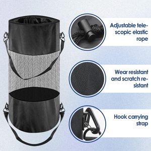 Sac poubelle marin robuste et imperméable, réutilisable, anti-fuite, suspendu, pour bateau, sac de rangement portable pour déchets - Product Image 5