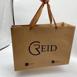 Borsa regalo, borsa del negozio <span class=keywords><strong>di</strong></span> abbigliamento, borsa personalizzata in <span class=keywords><strong>carta</strong></span> Kraft - Product Image 3