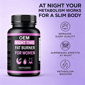 Quemador de Grasa Nocturno para Mujeres, Estimulante del Metabolismo y Ayuda para Dormir, Pastillas para Adelgazar, Quema Grasa, Tonifica, 60 Cápsulas - Product Image 2