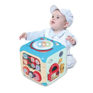 EPT 6IN1早教学习婴儿游戏音乐鼓活动立方体玩具