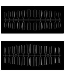 <span class=keywords><strong>Faux</strong></span> <span class=keywords><strong>ongles</strong></span> français acrylique de manucure complet, 120/240/504, 50 pièces, en boîte, Blister naturelle, Transparent, deux couleurs - Product Image 5