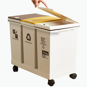 Wholesale Household Plastic Recycle Garbage Can Waste Bin Trash Can