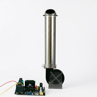 Modul Generator ozon Quartz pendingin udara 80g/jam pembuangan permukaan Internal untuk perawatan Gas limbah