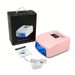 Lampe à ongles rechargeable 72W, séchage rapide, sans fil, professionnelle, LED, avec batterie 15000mAh et base en métal pour salon et domicile - Product Image 6