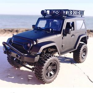 2.4G Plastic 1/14 4wd 4X4 Rtr Simulatie Oranje Wit Zwart Wrangler Auto 'S Afstandsbediening Rc Crawler Truck Voor Jongens En Kinderen Speelgoed - Product Image 1