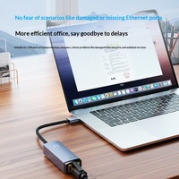 Kartu Jaringan Gigabit Ethernet USB3.0 Buatan Khusus untuk Desktop, Laptop, Tablet & Ponsel - Hub USB Kabel Eksternal Tersedia