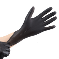 Guantes Desechables de Nitrilo de 3 Mil para Salón de Belleza y Tatuajes, con Logotipo Personalizado, Sin Látex ni Polvo, con Dedos Texturizados