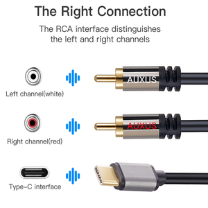 <span class=keywords><strong>Adaptador</strong></span> <span class=keywords><strong>USB</strong></span>, <span class=keywords><strong>USB</strong></span> tipo C <span class=keywords><strong>a</strong></span> 2 RCA <span class=keywords><strong>Jack</strong></span> <span class=keywords><strong>Cable</strong></span> para teléfono móvil altavoz de Teatro en Casa HDTV - Product Image 2