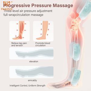 Masajeador de Piernas Inalámbrico Recargable por USB PAKISS, Envoltura Térmica de Grafeno para Rodilla, 3 Modos, 3 Niveles de Compresión de Aire, Masaje de Pantorrillas - Product Image 4