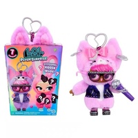 Série de peluches LOL Surprise authentiques, boîte mystère, mini poupée en peluche Kawaii avec oreilles, pendentif pour filles, enfants, cadeau surprise d'anniversaire ou de vacances