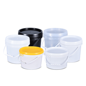 1L-50L Plastic Bucket PP Food Grade Durable Chemical Paint Water Pigments Customized Printing Recycled