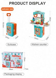 Home <b>Kitchen</b> Toys Set Pretend <b>Play</b> Girls Role <b>Play</b> Learning Mini Van Food Selling Pretend <b>Play</b> for Kids - Product Image 6