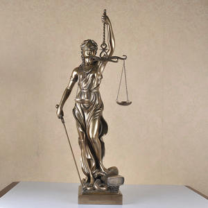Déesse de la Justice Ange avec Balance Échelle Résine Ornement Classique Caractère Law Firm Décoration <span class=keywords><strong>Avocat</strong></span> Cadeau - Product Image 2