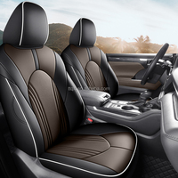 Sarung Jok Mobil Kulit Premium Jahitan Premium Set Lengkap untuk Highlander 2023 2026 7 Kursi untuk Dekorasi Interior SUV Keluarga