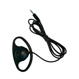 3.5mm Mono One Ear Earphone Single Side Ear Hook Earphone for Tour Guide Earphone Headphone Wired