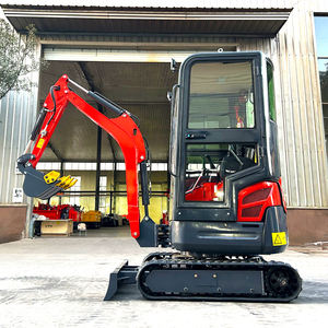 รถขุดขนาดเล็กสำหรับใช้ในบ้าน พร้อมบูมสวิง น้ำหนัก 1.8 ตัน รถขุดตีนตะขาบแบบมีห้องโดยสาร มาตรฐาน EPA EURO 5 เครื่องยนต์ดีเซล ราคาถูก - Product Image 4