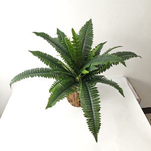 Tanaman hijau buatan dalam ruangan dan luar ruangan Boston Ferns sutra 24 daun - Product Image 1