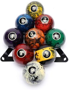 Jeu <span class=keywords><strong>de</strong></span> boules <span class=keywords><strong>de</strong></span> <span class=keywords><strong>billard</strong></span> <span class=keywords><strong>de</strong></span> taille réglementaire <span class=keywords><strong>de</strong></span> 2 à 1/4 pouces en résine marbre <span class=keywords><strong>de</strong></span> qualité supérieure - Product Image 3