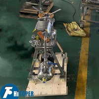 SS Multilayer RVS Voedselveilige Handmatige Nieuwe Plaat- en Framefilterpers voor het filteren van wijn, olie en melk