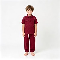 Ensemble de vêtements pour enfants, modèle LF003, taille 22-30, vêtements d'été pour garçons, t-shirt polo, ensemble de vêtements pour enfants en 2 pièces