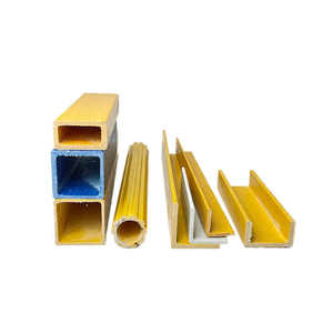 FRP tube carré angle acier pultrudé profil circulaire tubulaire bâtiment porteur faisceau préférentiel Purlin canal acier - Product Image 6
