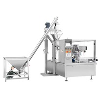 Machine d'emballage automatique de sacs préfabriqués Machine d'emballage de remplissage de poudre de détergent de lavage de farine de blé de maïs