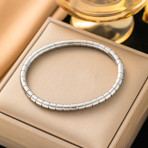 Delicato presente accattivante ciondoli di moda ciondoli di gioielli raffinati bracciali in acciaio inox catena bracciale per gli uomini - Product Image 6