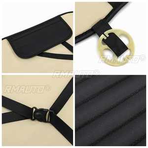 Housse de protection universelle pour siège arrière de voiture, respirante, en PU et charbon de bambou, coussin, tapis, protection de siège auto - Product Image 6