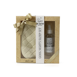 Venta caliente Almohada de estado de ánimo relajante Niebla Espíritu calmante Reducir el estrés Almohada Niebla Máscara de Ojos de lujo Juego de regalo de espray para dormir - Product Image 5