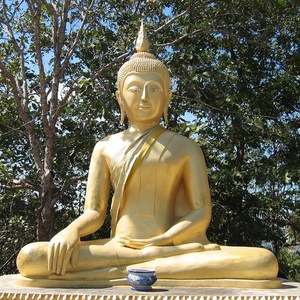 Décoration extérieure Bouddha Sculpture en résine sur mesure grandeur nature Statues <span class=keywords><strong>de</strong></span> Bouddha en fibre <span class=keywords><strong>de</strong></span> verre - Product Image 2