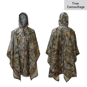 Polar Everest <span class=keywords><strong>Poncho</strong></span> de pluie 3 en 1 multifonction étanche extérieur Camouflage <span class=keywords><strong>Poncho</strong></span> imperméable pour sac à dos randonnée Camping - Product Image 3