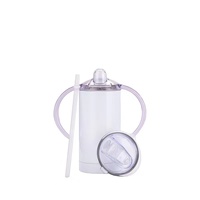 Gobelet à sublimation vierge à double paroi isolé sous vide pour enfant BORGE Vente à chaud 12oz