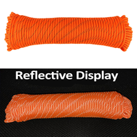 Paracorde réfléchissante 750 LB 50ft 100ft 200ft 500ft 1000ft Corde de survie en plein air Noyaux en nylon Randonnée Camping DIY Paracord