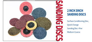 Disque <span class=keywords><strong>à</strong></span> changement rapide en tissu non tissé en nylon <span class=keywords><strong>de</strong></span> 3 pouces, épaisseur 3,0 mm, pour l'élimination <span class=keywords><strong>de</strong></span> la peinture et <span class=keywords><strong>de</strong></span> la rouille - Product Image 2