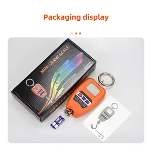 200KG High Accuracy High Strength Steel Portable Handheld Digital Hook Scale For Baggage Kitchen Fishing Heavy Duty Crane