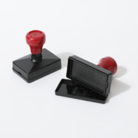 Estuche de Plástico Cuadrado/Rectangular para Sellos Flash Serie CB, Compatible con Almohadillas de Espuma Fotosensible, Recargable, para Uso en Oficina