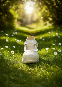 Zoccoli con Plateau e Perle Stile Mary Jane Estivi per Donne e Ragazze, Morbidi e Leggeri, Punta Chiusa, Suola in EVA, Tomaia in Plastica - Product Image 2